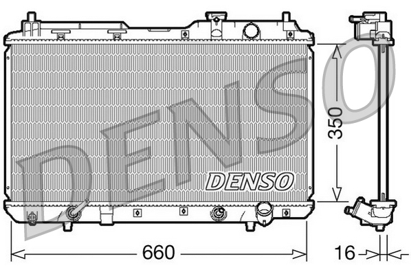 Radiateur Denso DRM40010