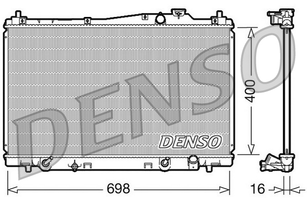 Radiateur Denso DRM40017