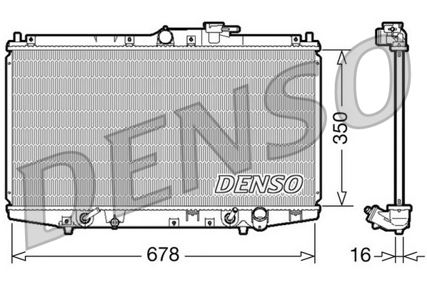 Radiateur Denso DRM40020