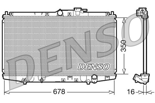 Radiateur Denso DRM40021