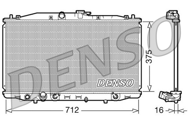 Radiateur Denso DRM40022