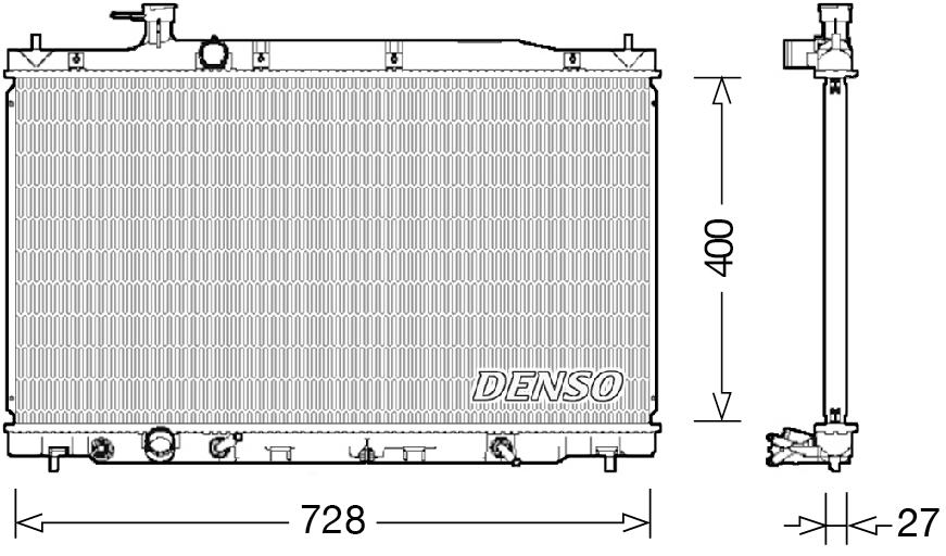 Radiateur Denso DRM40033