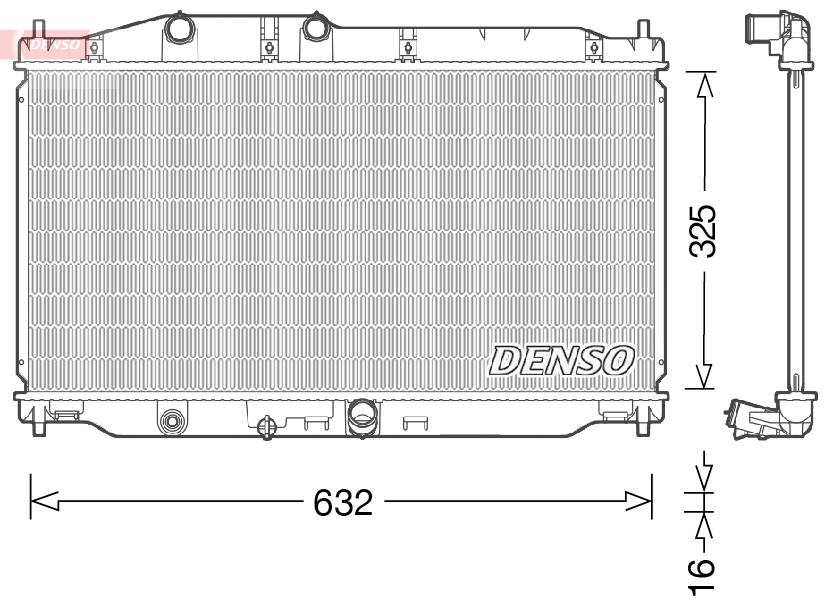 Radiateur Denso DRM40043