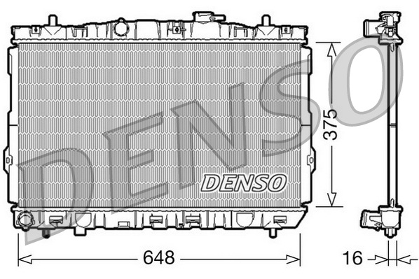 Radiateur Denso DRM41001