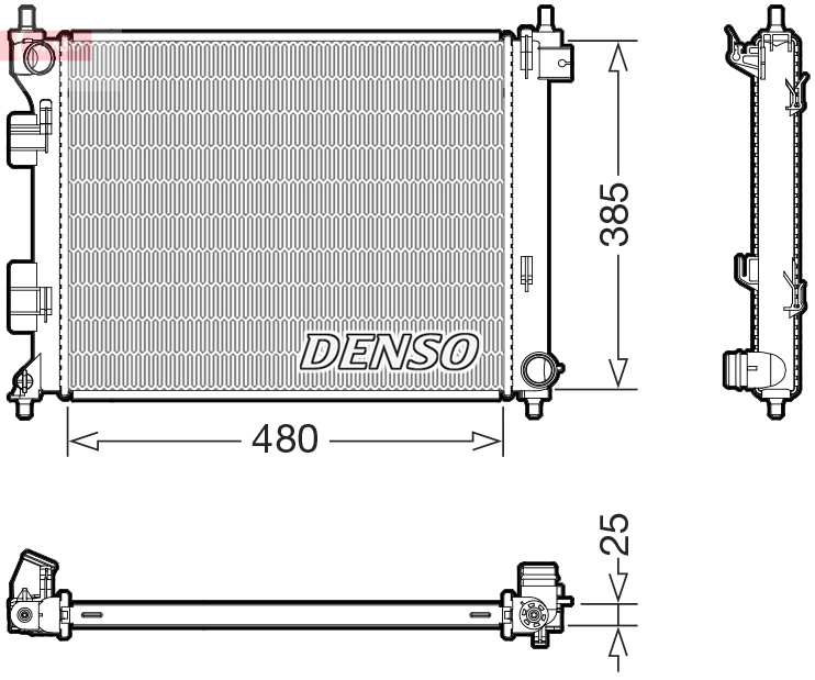 Radiateur Denso DRM41034