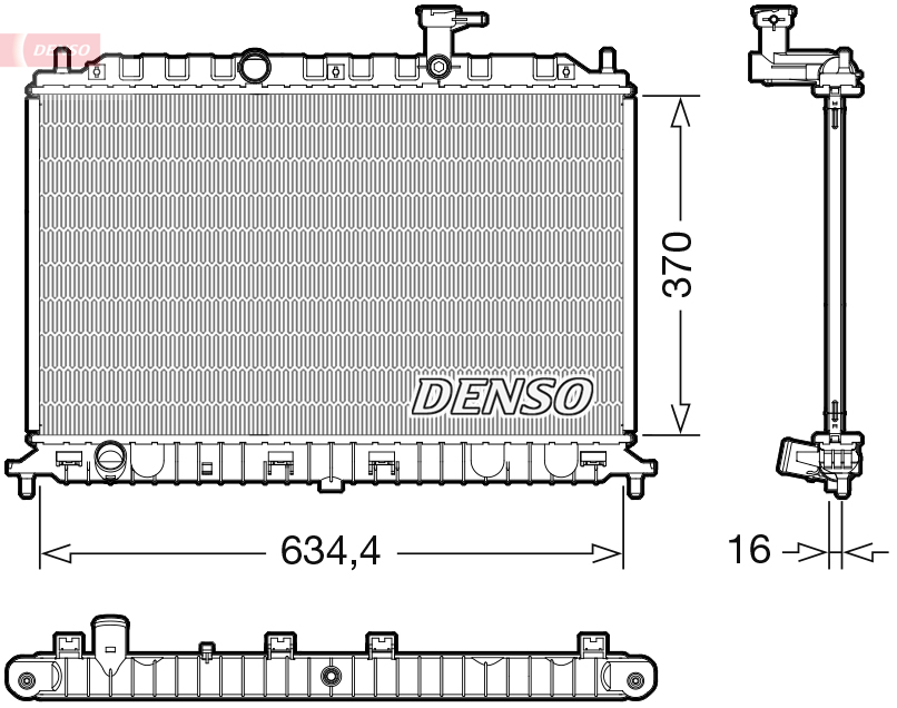 Radiateur Denso DRM43009