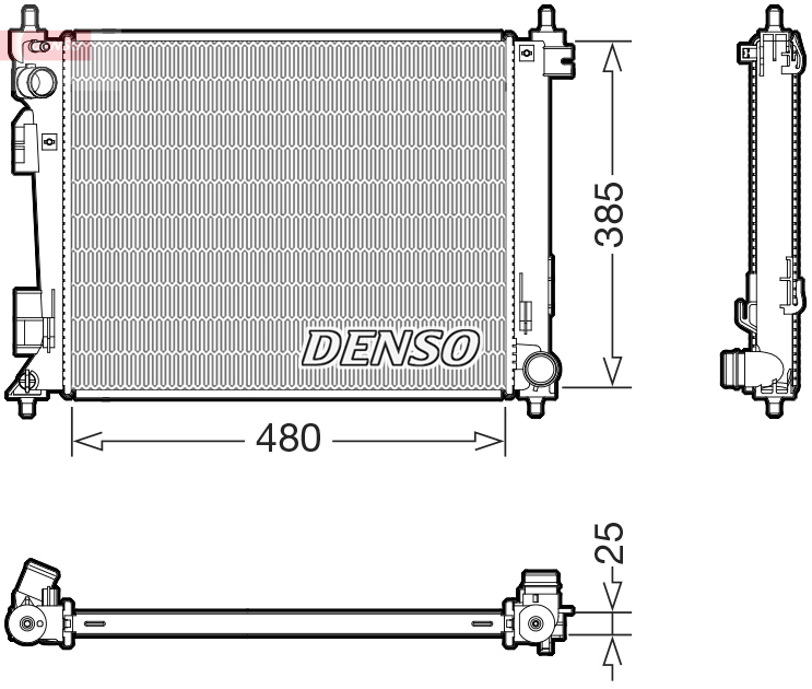 Radiateur Denso DRM43011