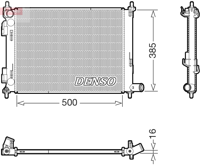 Radiateur Denso DRM43013