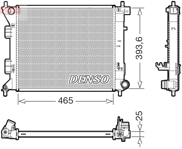 Radiateur Denso DRM43016