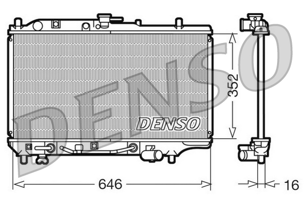 Radiateur Denso DRM44005