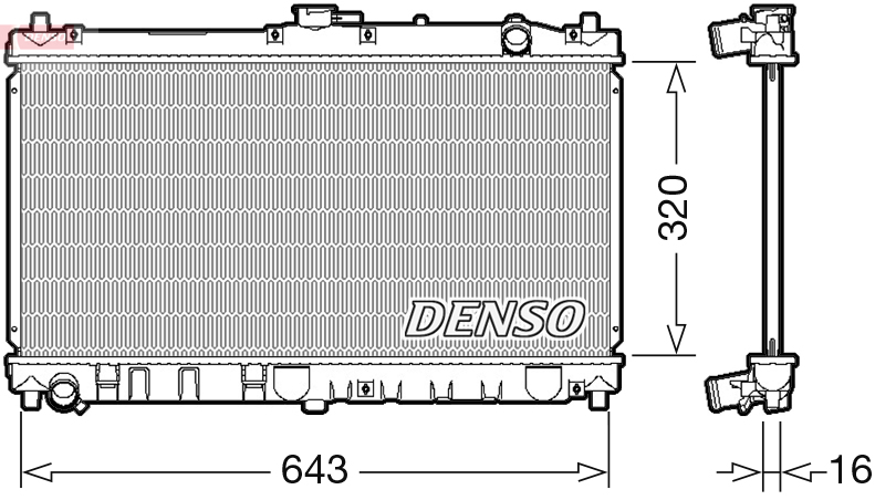 Radiateur Denso DRM44031