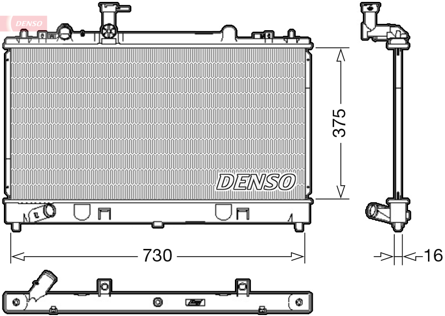 Radiateur Denso DRM44037