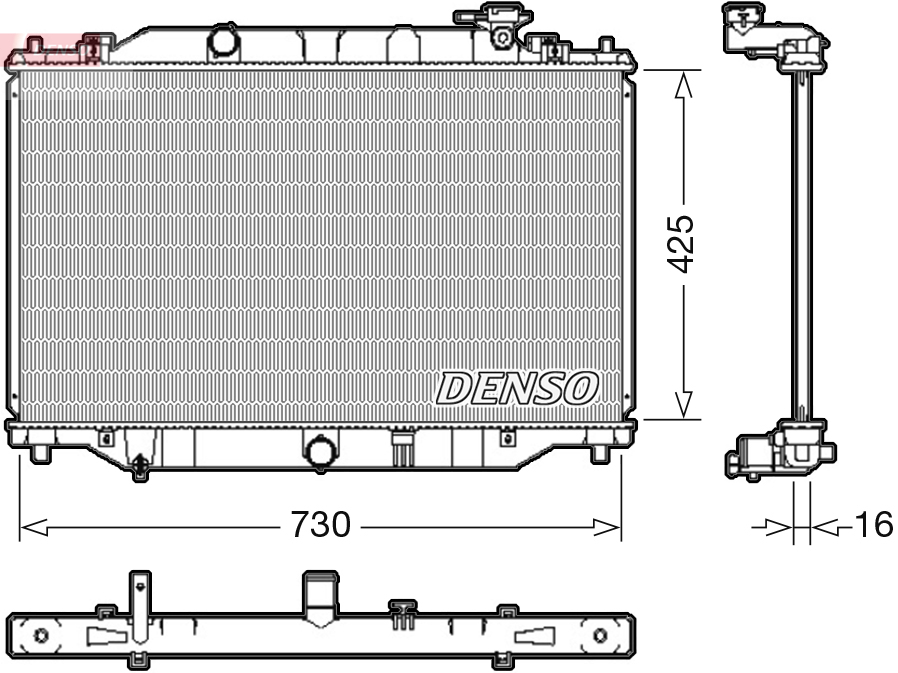 Radiateur Denso DRM44039