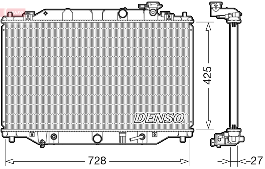 Radiateur Denso DRM44041