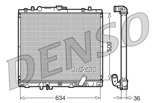 Radiateur Denso DRM45020