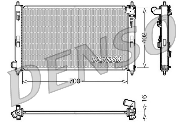 Radiateur Denso DRM45023