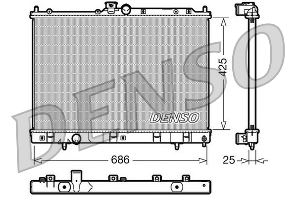 Radiateur Denso DRM45028