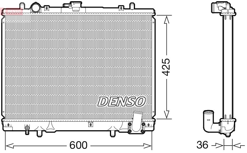 Radiateur Denso DRM45049