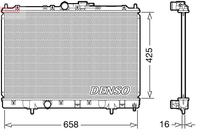 Radiateur Denso DRM45051
