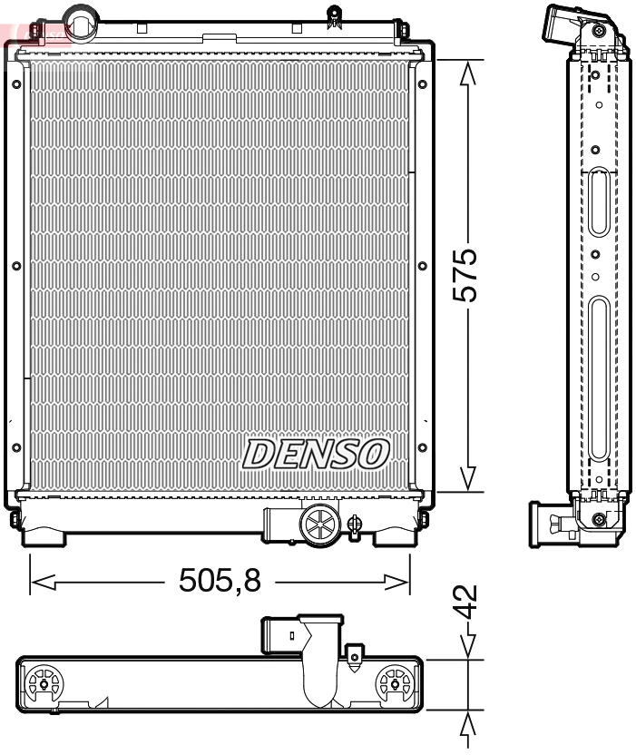 Radiateur Denso DRM45052