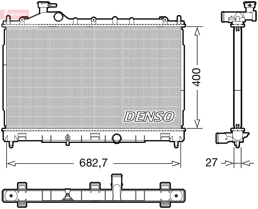 Radiateur Denso DRM45058