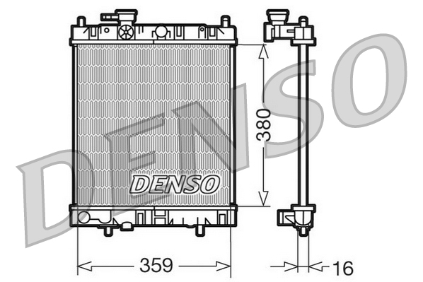 Radiateur Denso DRM46001
