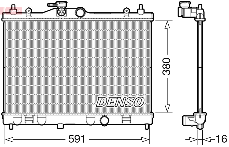 Radiateur Denso DRM46040