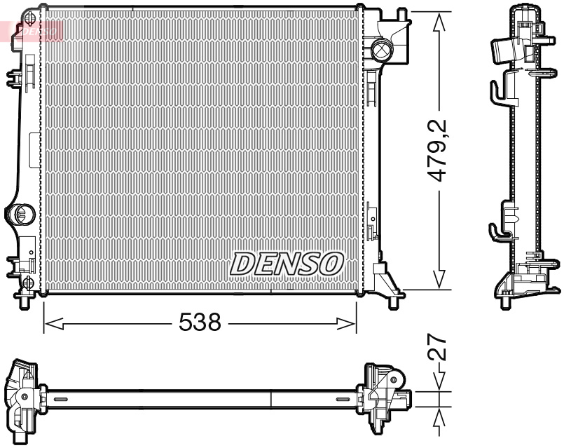 Radiateur Denso DRM46064