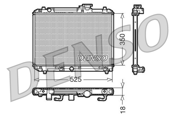 Radiateur Denso DRM47002