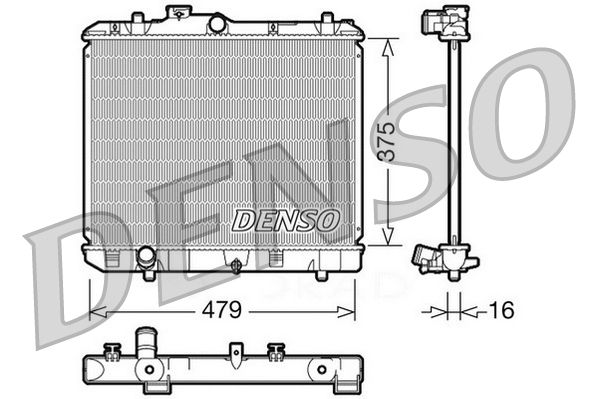 Radiateur Denso DRM47004