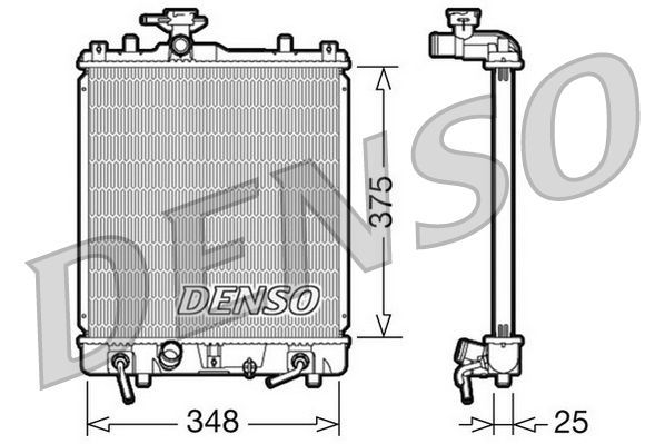 Radiateur Denso DRM47009