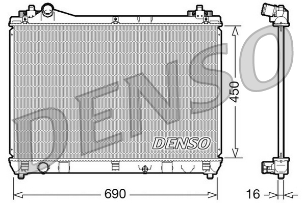 Radiateur Denso DRM47016