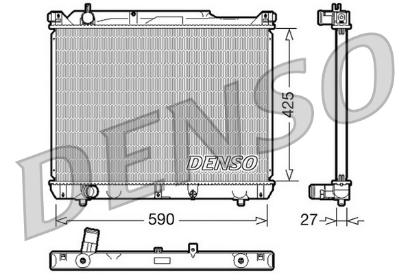 Radiateur Denso DRM47019