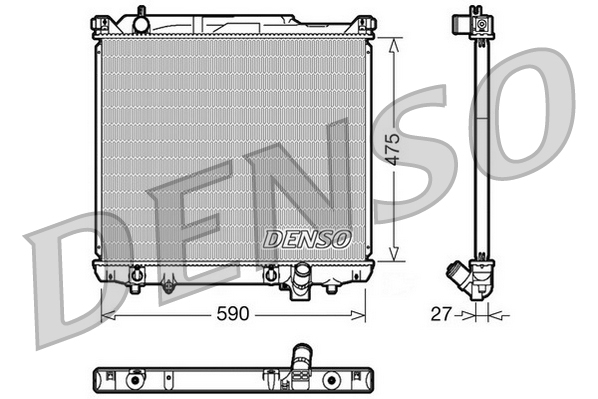 Radiateur Denso DRM47020