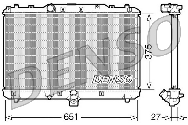 Radiateur Denso DRM47022