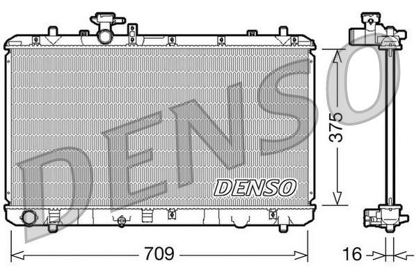 Radiateur Denso DRM47023