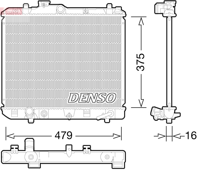 Radiateur Denso DRM47028