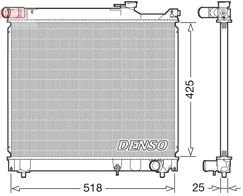 Radiateur Denso DRM47037