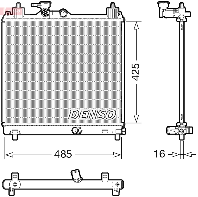 Radiateur Denso DRM47042