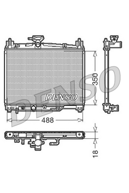 Radiateur Denso DRM50002