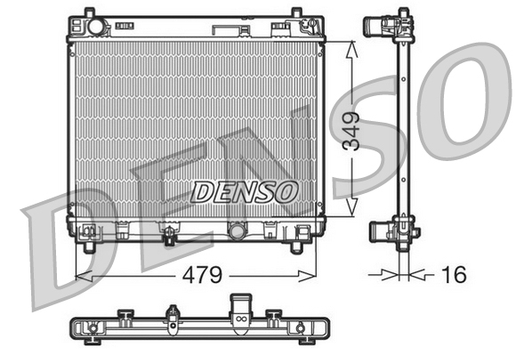 Radiateur Denso DRM50004