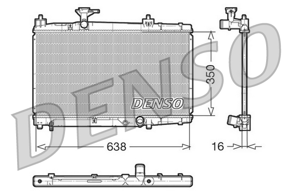 Radiateur Denso DRM50007