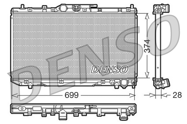 Radiateur Denso DRM50014