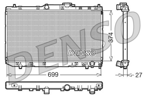 Radiateur Denso DRM50016