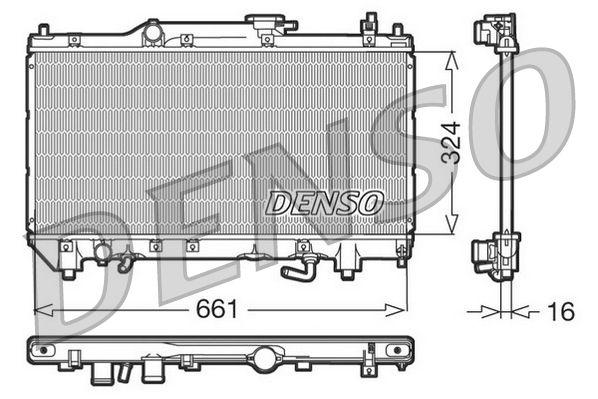 Radiateur Denso DRM50017