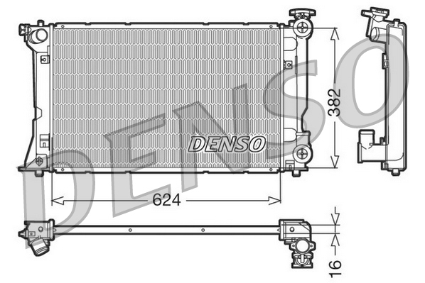 Radiateur Denso DRM50018