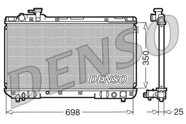 Radiateur Denso DRM50020