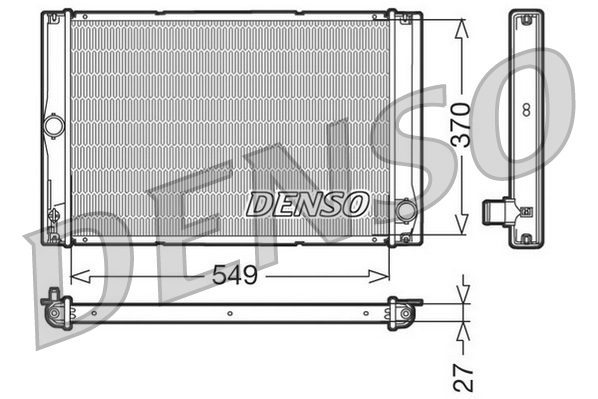 Radiateur Denso DRM50023