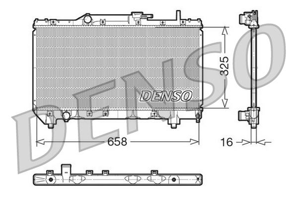 Radiateur Denso DRM50028
