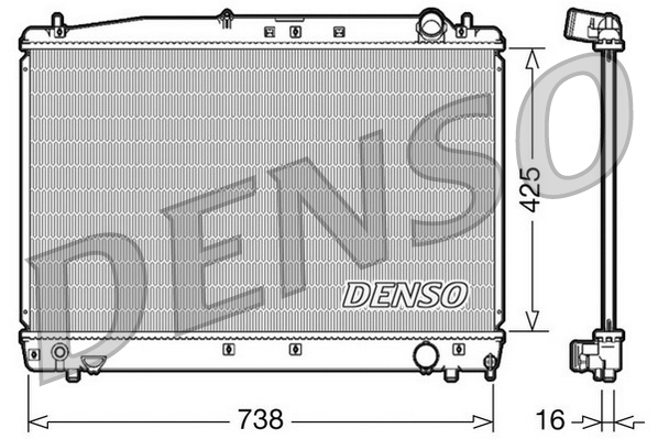 Radiateur Denso DRM50033